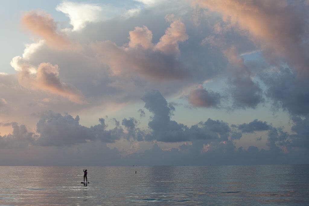 brenda lowe sunrise paddleboard south beach miami